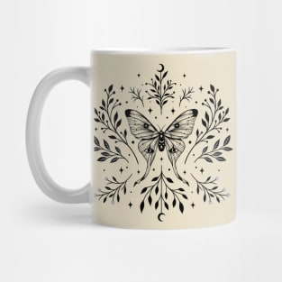 Mystical Luna Moth Garden Mug